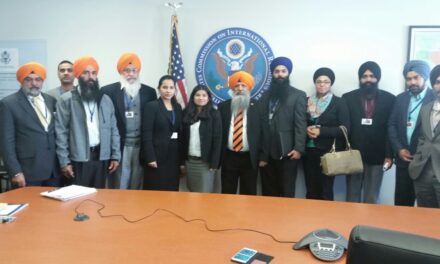 US SIKH GROUPS MEET WITH U.S. STATE DEPARTMENT ON PANJAB CRISIS